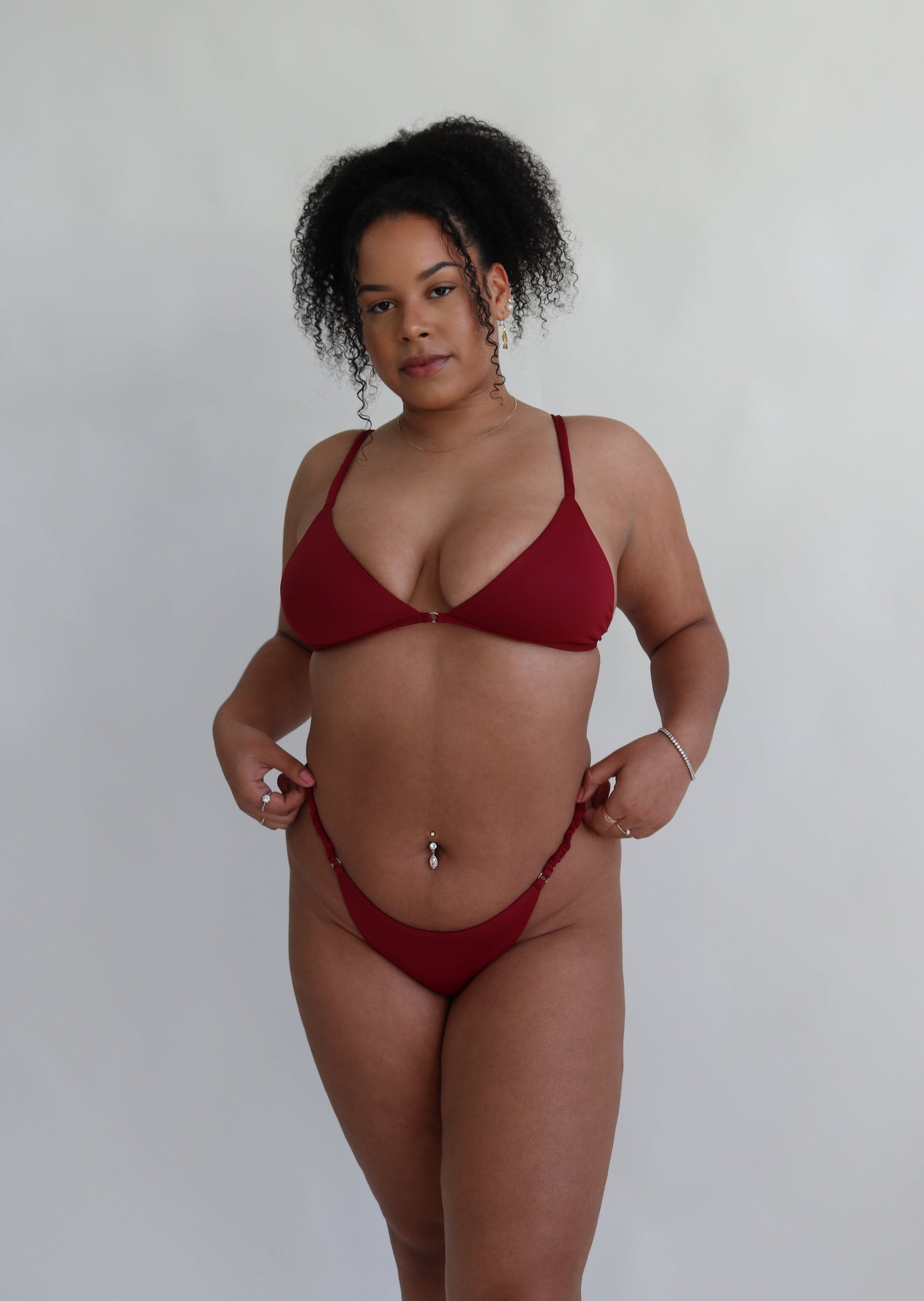 pamela top 'merlot'