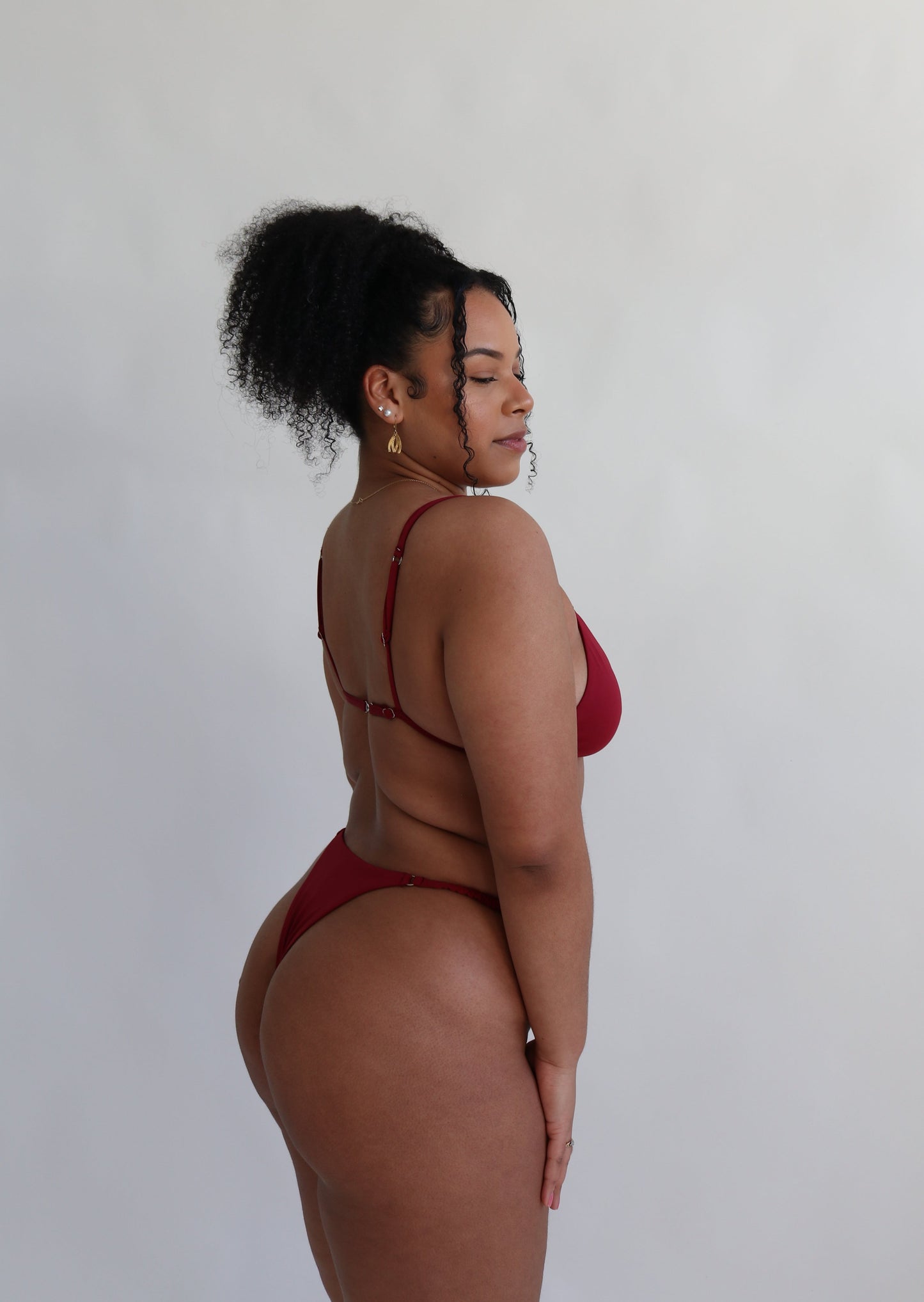 pamela top 'merlot'